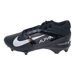 Nike Alpha Menace 4 Pro Black Football Cleats Mens Size 12 FD7037-002 NEW